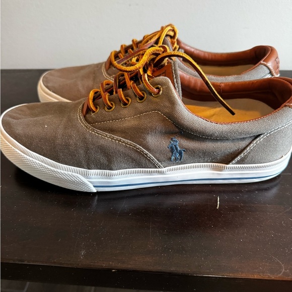 Polo by Ralph Lauren Vaughn Sneakers with Leather Laces - Picture 1 of 7